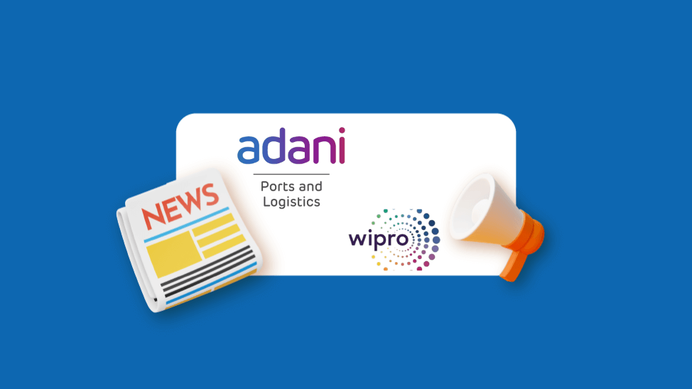 Adani Ports Up 3% On Sensex Inclusion, Wipro Tumbles 2%