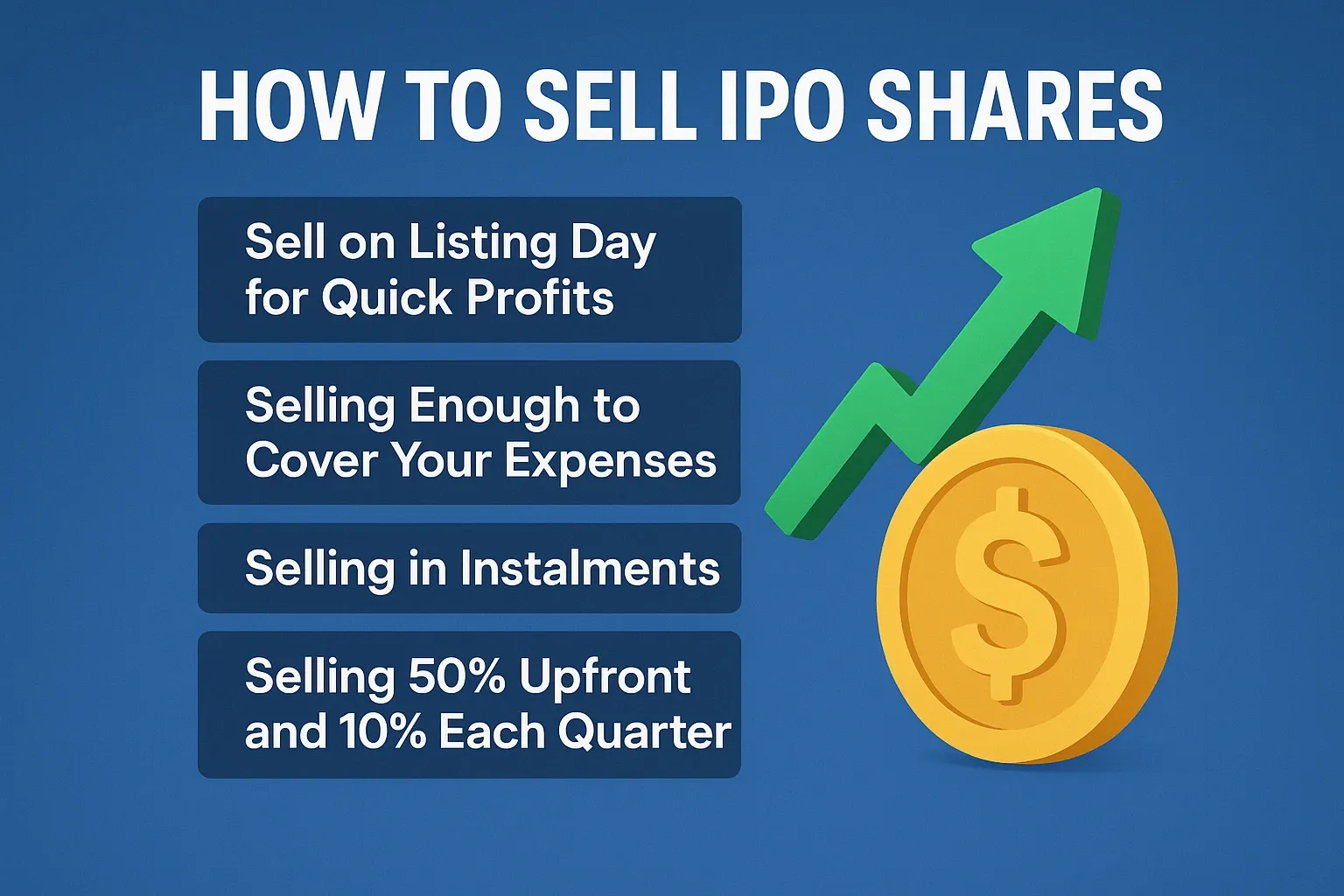 How to Sell IPO Shares