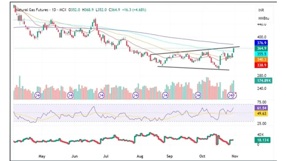 Natural Gas Price Prediction for Next Week (3rd - 7th November 2025)