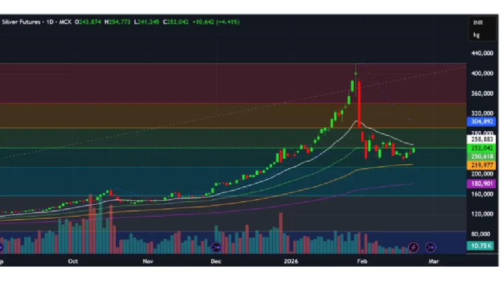 Silver Price Prediction for Next Week (23th - 27th February 2026)