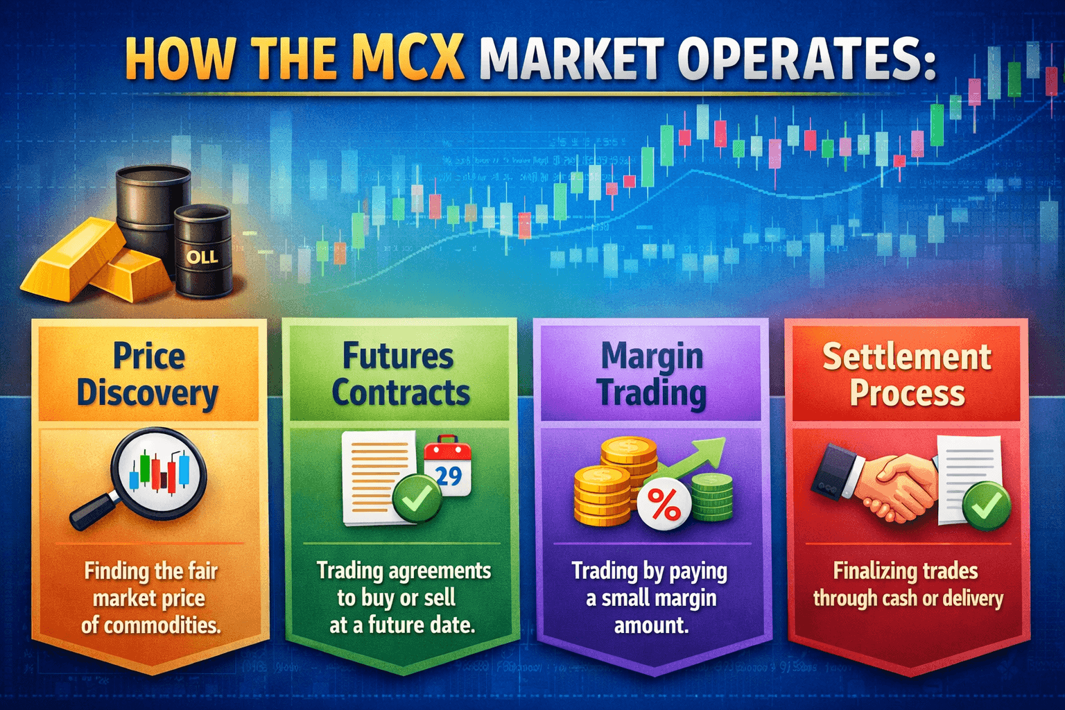 Here is how the MCX market operates