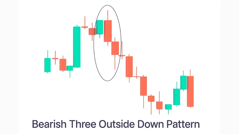 Three Outside Down Candlestick Pattern